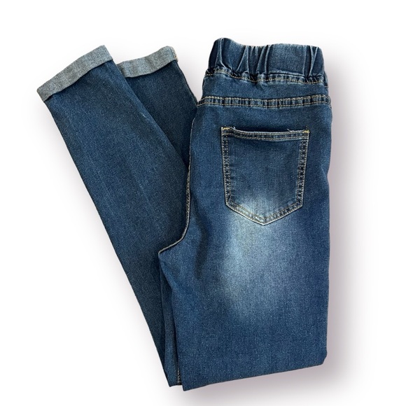 Denim High Waisted Denim Jogger Jeans - Picture 4 of 9